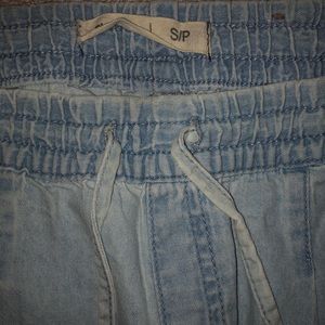 DENIM JOGGERS